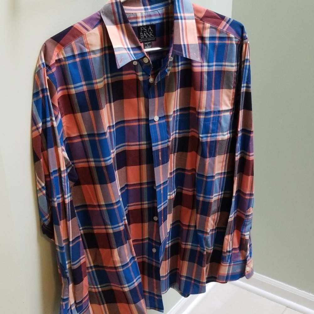 Jos. A. Bank Executive Tailored Fit Shirt Large